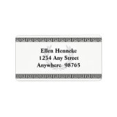 Black Laurel Wreath Etiket (Voorkant)