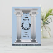 Black Laurel Wreath Kaart (Staand voorkant)