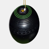 Black Lawn Bowl Keramisch Ornament (Rechts)