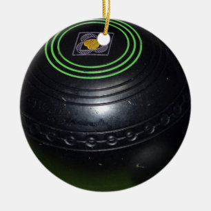 Black Lawn Bowl Keramisch Ornament