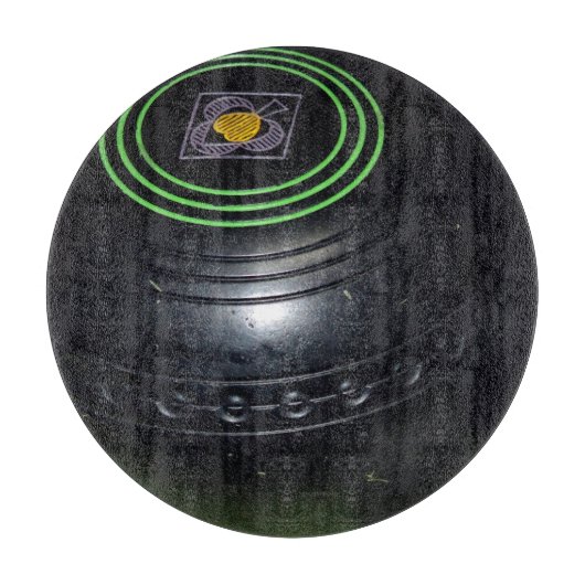 Black Lawn Bowl Snijplank (Voorkant)