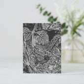 Black leafs briefkaart (Staand voorkant)