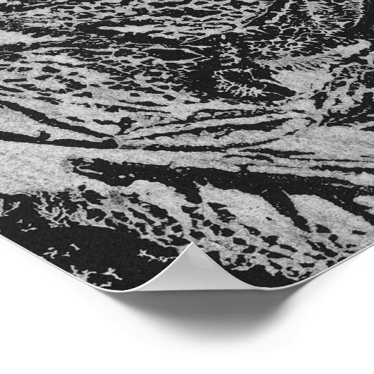 Black leafs poster (Hoek)