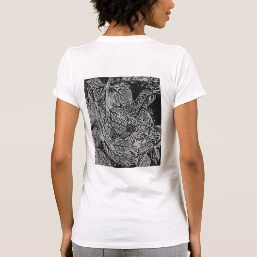 Black leafs t-shirt (Achterkant)