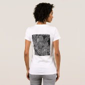 Black leafs t-shirt (Achterkant volledig)