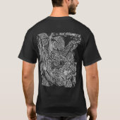 Black leafs t-shirt (Achterkant)