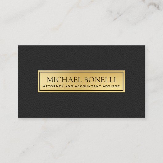 Black Leather Gold Label CORPORATE PROFESSIONAL (Voorkant)