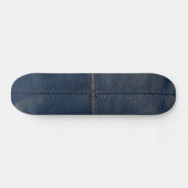 Black Leather Look Cross Seam Vegan Friendly Persoonlijk Skateboard (Horizontaal)