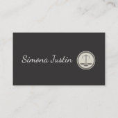 Black Leather procureur visitekaartje (Achterkant)