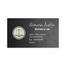 Black Leather procureur visitekaartje