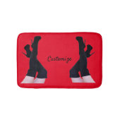 Black Leather Thigh-high Boots Thunder_Cove Badmat (Voorkant)