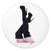 Black Leather Thigh-high Boots Thunder_Cove Keramische Knop (Voorkant)