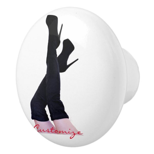 Black Leather Thigh-high Boots Thunder_Cove Keramische Knop (Rechts)