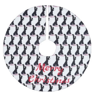 Black Leather Thigh-high Boots Thunder_Cove Kerstboom Rok