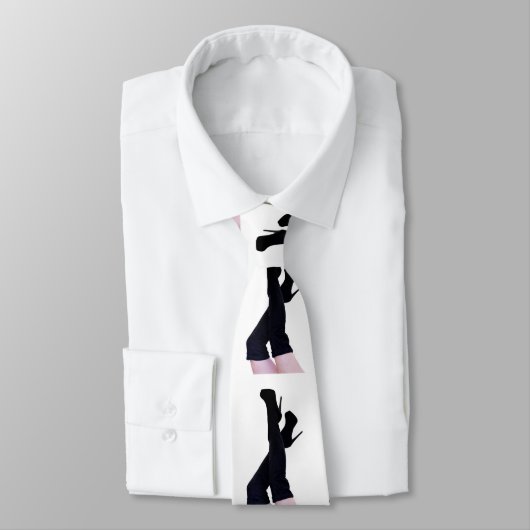 Black Leather Thigh-high Boots Thunder_Cove Stropdas (Gebonden)