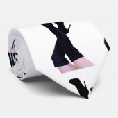 Black Leather Thigh-high Boots Thunder_Cove Stropdas (Opgerold)