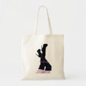 Black Leather Thigh-high Boots Thunder_Cove Tote Bag (Voorkant)