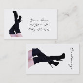 Black Leather Thigh-high Boots Thunder_Cove Visitekaartje (Voorkant / Achterkant)