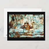 Black Ledge Vuurtoren en Kaart (Voorkant / Achterkant)