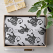 Black Leo Lion Zodiac Tissuepapier (Geschenk)