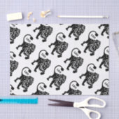 Black Leo Lion Zodiac Tissuepapier (Craft)