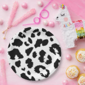 BLACK LEOPARD PRINT PAPIEREN BORDJE (Feest)