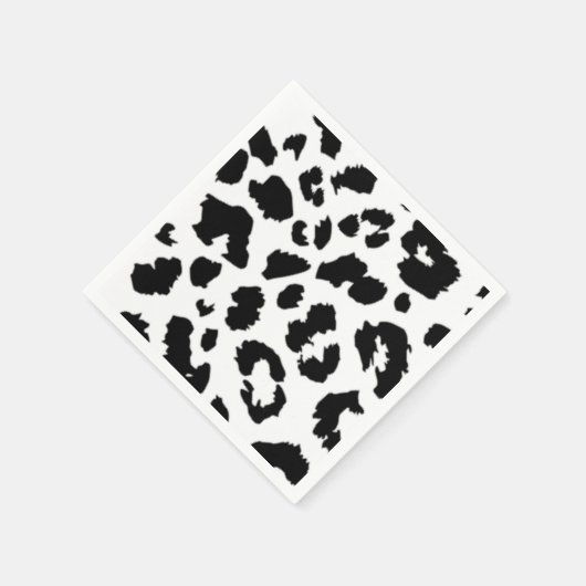 BLACK LEOPARD PRINT SERVET (Hoek)