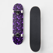 BLACK LEOPARD PRINT-skateboard Persoonlijk Skateboard (Voorkant)