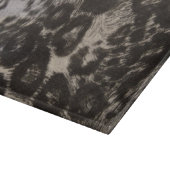 BLACK LEOPARD PRINT SNIJPLANK (Hoek)