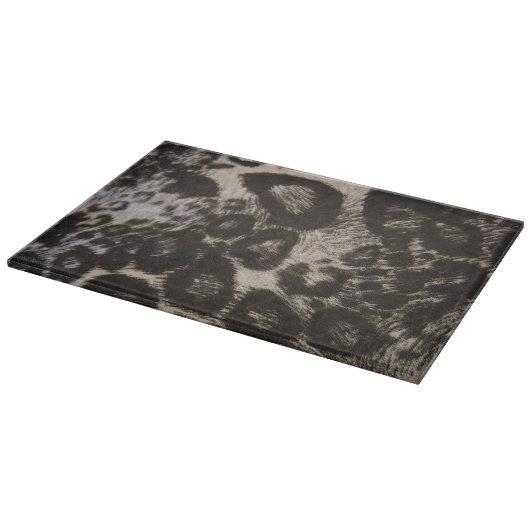 BLACK LEOPARD PRINT SNIJPLANK (Hoek)