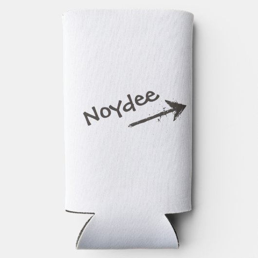 Black Lettering and Arrow on your Seltzer Blikjeskoeler (Achterkant)