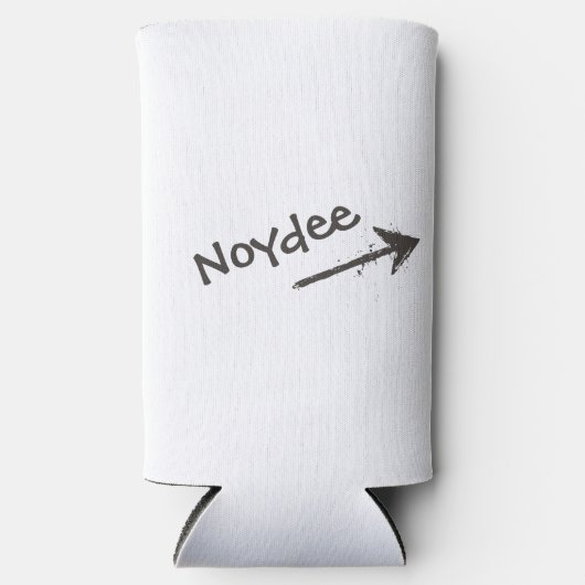 Black Lettering and Arrow on your Seltzer Blikjeskoeler (Voorkant)