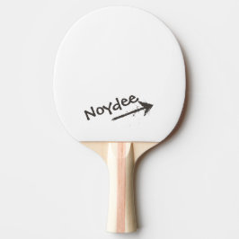 Black Lettering and Arrow on your Tafeltennisbatje