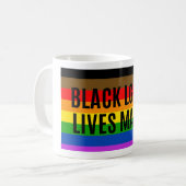 Black LGBTQ Lives Materie Koffiemok (Voorkant links)