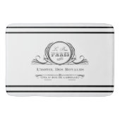 Black L'hotel Des Royales Bath Mat (Voorkant)