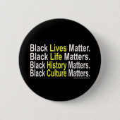 Black Life Matters Ronde Button 5,7 Cm (Voorkant)