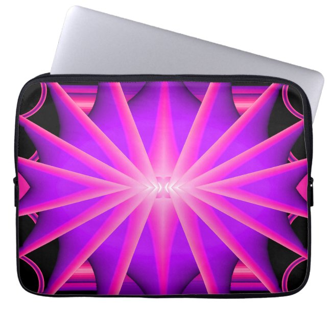 Black Light plezier..... Laptop Sleeve (Voorkant)