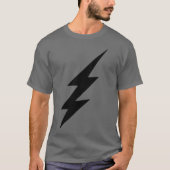 BLACK LIGHTENT BOLT T-SHIRT (Voorkant)
