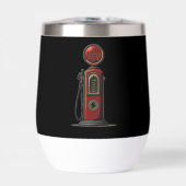 Black Lightning Oil Company Retro Gaspomp (Voorkant)