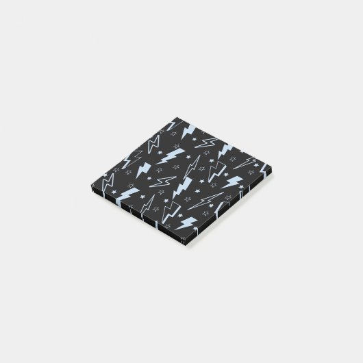 Black Lightning Slanke Back-to-School briefpapier Post-it® Notes (Schuin)