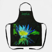 "Black Lily" All-Over Print Schort (Voorkant)