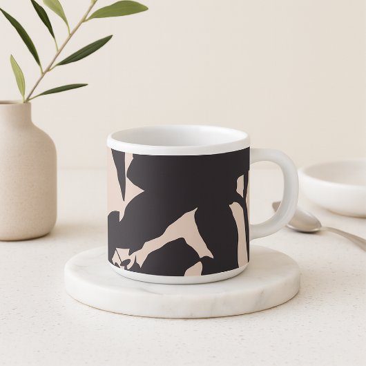 Black Lily Silhouette Espresso Kop