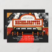 Black Limo Bachelorette Party Kaart (Voorkant / Achterkant)