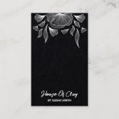 Black Line Art Kaarten voor verpakkingsdoeleinden Visitekaartje (Voorkant)