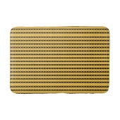 Black Line Pattern Bathmat Badmat (Voorkant)