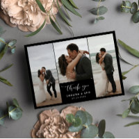 Black Lined Back 3 Photo Collage Weddenschap Harte