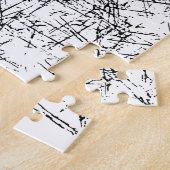 Black Lines Puzzle Legpuzzel (Zijkant)