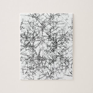 Black Lines Puzzle Legpuzzel