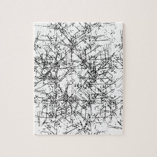 Black Lines Puzzle Legpuzzel (Verticaal)