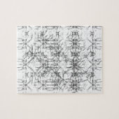 Black Lines Puzzle Legpuzzel (Horizontaal)